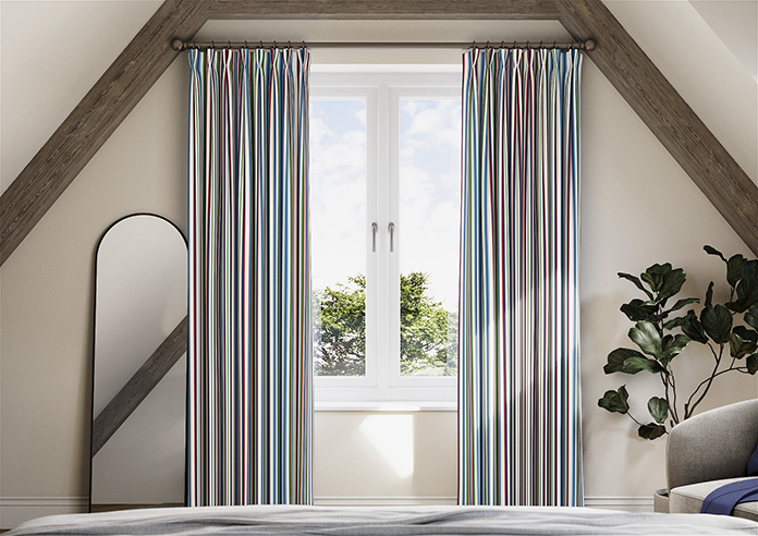 The British Stripe Co. Elizabeth, London No.1 - Made to Measure Curtains - Image 3